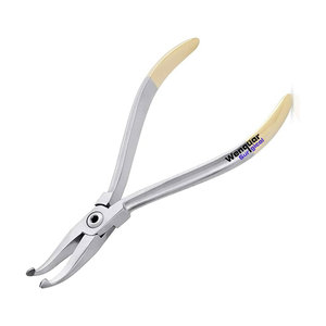 Pince à couronne disponible 5.5 avec pointes courbes dentelées, utilisation dentaire, instruments chirurgicaux en acier inoxydable, fournisseur Wenquar - Product Image 1