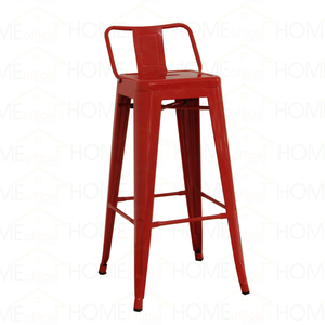 Taburete de Bar Tolix Industrial Moderno con Respaldo en Varios Colores para Cocina, Hogar, Bar, Hotel, Comedor - Product Image 6
