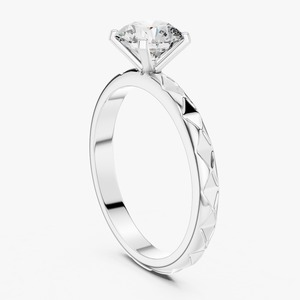 ลดกระหน่ำเป็นมิตรกับสิ่งแวดล้อมแหวนแต่งงานทำด้วยมือแหวนเพชรที่มีจรรยาบรรณพร้อมเพชรที่มีจรรยาบรรณสำหรับการจัดหาทั่วโลก - Product Image 6