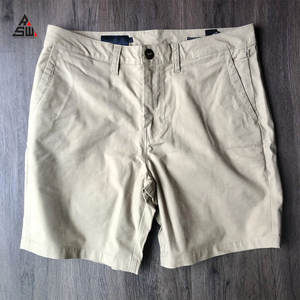 Pantalones Cortos Casuales de Estilo Urbano para Hombre, 100% Algodón, Sólidos, Transpirables, Minimalistas, Diseño Simple y Limpio - Product Image 1