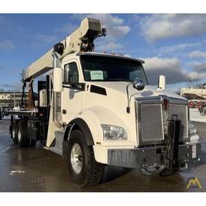 Camion-grue de la série nationale 800D Kenworth T880, capacité de charge de 25 tonnes, neuf ou d'occasion, pour la construction, avec boîte de vitesses, moteur et pompe - Product Image 2