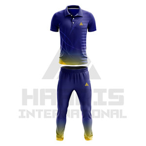 Conjuntos de uniformes de cricket de nuevo estilo, ropa deportiva cómoda, conjuntos de Jersey y pantalones cortos de cricket, uniforme de cricket para adultos - Product Image 1