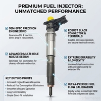Injecteur de carburant diesel remis à neuf pour Opel Vivaro Combi Renault Laguna Espace Trafic Nissan 2.0 Dci 0445115007 0445115022