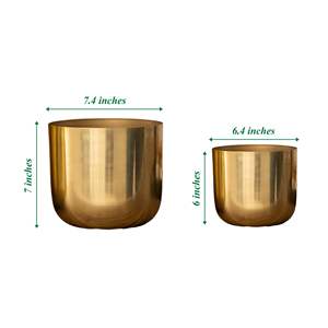 Gold Finishing Stand Planter For Home Indoor Wedding Christmas Party <b>Decoration</b> Metal <b>Flower</b> Planter At Wholesale Price - Product Image 2