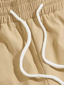 Pantalones cortos informales con logotipo personalizado para hombre, pantalones cortos de malla cómodos de gran oferta de alta calidad, para correr, fitness, atletismo, entrenamiento, gimnasio - Product Image 3