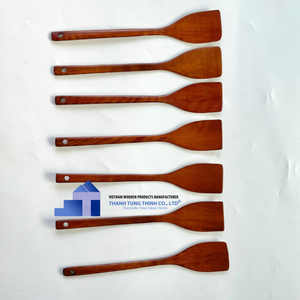Cuillère en bois naturel à succès, outils de cuisine uniques, cuillère pour accessoires de cuisine, fabricant vietnamien, vente en gros - Product Image 2