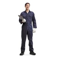 Uniforme de Ingeniero Transpirable de Poliéster para Hombre, Uso Multi-Industria (Electrico/Mecánico/Aeroespacial/Construcción/Químico/Gas)