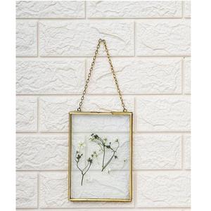 Décor de table Cadre photo double face en laiton et verre Cadre photo flottant pour la décoration de bureau de salon - Product Image 4