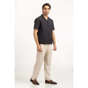 Camisas Casuales para Hombre, 100% Algodón, Cierre Cruzado, Tela Satén Antiarrugas, Colección de Verano, Corte Regular, Suministro ODM - Product Image 3