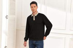 Último Diseño Personalizado, Sudadera de Cuello Redondo para Hombre, Manga Larga, Forro Polar, Algodón, Poliéster, Casual, Elegante, OEM, Estampado, Bordado - Product Image 5