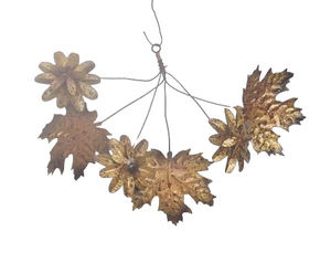 Bouquet de fleurs en métal galvanisé à la main vintage rustique pour décoration intérieure de la maison - Product Image 4