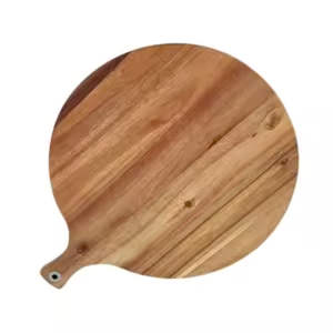 Planche à découper en bois arrondie écologique pour la préparation des aliments - Product Image 2