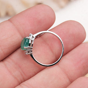 แหวนแต่งงานของผู้หญิงประดับเพชรสวิสสีเงินแท้925ได้รับการรับรองจาก IGI สำหรับงานเลี้ยง - Product Image 3