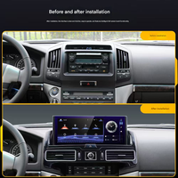 Autoradio Android 12,3 pouces pour LC200 2007-2020 8 Go + 128 Go 8 cœurs, conserve le système double d'origine |   CarPlay HiCar DSP GPS OBD2