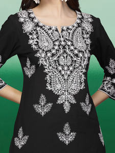 Estilo indio pakistaní Salwar Kameez Ready Made Ladies Cotton Suit Cosido Elegante Mujer Vestidos a precios al por mayor Venta a granel - Product Image 3