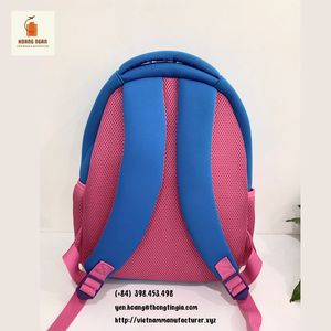 Customized Logo Lovable Bus Printing Blue Color 34x25x9cm Bag School Portable <b>Children</b> School Bags Made in Vietnam - Product Image 5