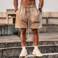 Yeni moda özel logo Polyester naylon şort renkli plaj erkekler şort amerika avrupa boyutu örgü fermuar cep spor şort