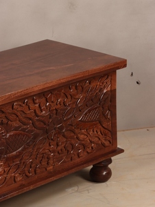Caja de Almacenamiento de Madera Multifuncional con Diseño de Baúl de Gran Capacidad para el Hogar, Dormitorio, Sala de Estar, Almacenamiento de Mantas y Juguetes - Product Image 6