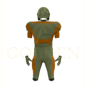 Uniformes de Fútbol Americano de Alta Calidad para Hombre, Conjuntos Deportivos Ligeros 100% Poliéster, Colores Personalizables, Servicio OEM - Product Image 3