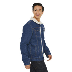 Chaqueta vaquera de hombre 2026, abrigo informal de otoño, chaqueta vaquera con botones, abrigo vaquero oversize para hombre, servicio OEM - Product Image 3
