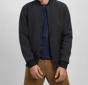 Veste bomber camouflage enduite Letterman Pride pour unisexe, saison printemps, logo sur le devant - Product Image 2