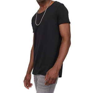 เสื้อยืดผ้าฝ้ายผู้ชายที่มีความทนทานสร้างความสบายระบายอากาศและโครงสร้างผ้าที่ติดทนนาน - Product Image 2