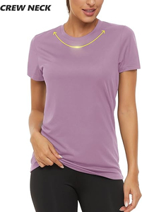 Camiseta de algodón pesado para mujer, logotipo personalizado, estampado de calidad, estilo de marca, verano, informal, talla XL, suministro al por mayor, transpirable, personalizado - Product Image 3