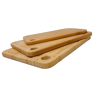 Nouvel ensemble de planches à découper en bambou, 3 pièces, blocs à découper sains pour la cuisine - Product Image 5