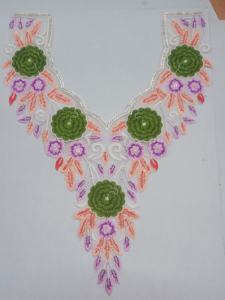 Colliers brodés sur mesure en tissu et dentelle de qualité supérieure patchs de style cousus pour vêtements pour femmes et vêtements de créateurs - Product Image 6