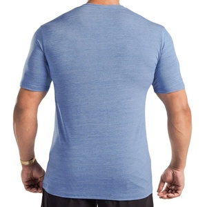 Camiseta de Manga Corta para Hombre, Corte Regular, Cuello Redondo, 100% Algodón, Transpirable, Ecológica, Diseño Liso, Venta al Por Mayor - Product Image 2