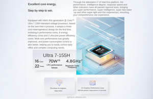 L e n o v o Think Book 16 + Ordinateur portable professionnel UItra9-185H 32 Go 1 To 16 pouces IPS 2.5K Ge Force RTX4060 UItra5-125Hc en option - Product Image 6