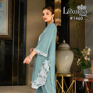 Indien ethnique femmes broderie florale tunique été femmes tunique O décolleté et bas avec coupe travail manches longues tunique décontractée - Product Image 5