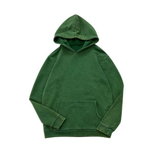 Custom Bulk Pullover Unisex <b>Hoodie</b> <b>Green</b> Acid Wash Blank Streetwear Oversized Hoodies 2026 - Product Image 6