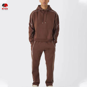 Ryan Pro tracksuit ของผู้ชายผ้าระบายอากาศได้ดีสวมใส่สบายพร้อมโลโก้ออกแบบได้ตามต้องการ - Product Image 1