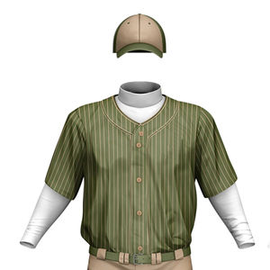 Ensemble de tenues de baseball grande taille, couleur unie, dernier design, prix raisonnable, haute qualité, respirant, séchage rapide, antibactérien - Product Image 4