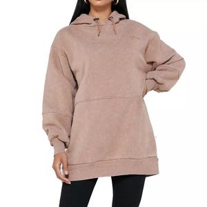 เสื้อฮู้ดกันหนาวคอกลมพิมพ์ลาย,โลโก้ที่กำหนดเองผ้าฝ้าย100สำหรับผู้หญิง2021 OEM - Product Image 3