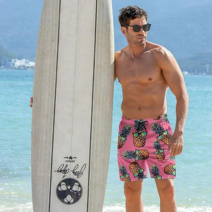 Meilleure qualité respirant séchage rapide sublimé vacances d'été loisirs Shorts de plage taille élastique Shorts hawaïens expédition DDP - Product Image 4