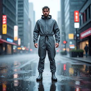 Pantalones de lluvia impermeables para hombre, ropa de calle ligera de nailon, pantalones cortavientos para hombre, pantalones cortavientos personalizados para hombre - Product Image 4