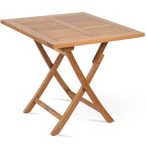 Table à manger carrée en bois moderne avec chaise en rotin Mobilier d'extérieur de couleur naturelle pour hôtels et villas - Product Image 3
