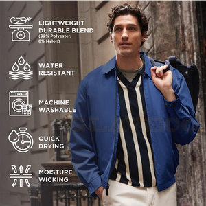 Vêtement décontracté de haute qualité, imperméable et coupe-vent, en toile, pour marque privée, style streetwear - Product Image 5