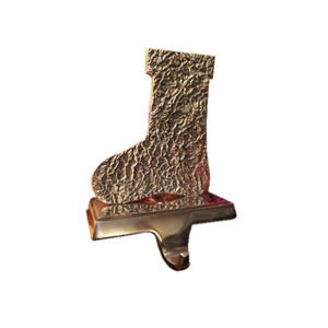 Conjunto de soportes para medias de Navidad multidiseño, árbol de pino, gancho de media de pie de Metal Vintage, colgador de medias resistente plateado - Product Image 2