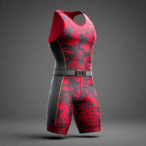 Singlet de lutte en sublimation pour jeunes lycéens, en spandex, petit singlet de lutte en spandex, hauts de lutte pour garçons, singlet avec nom d'équipe - Product Image 5