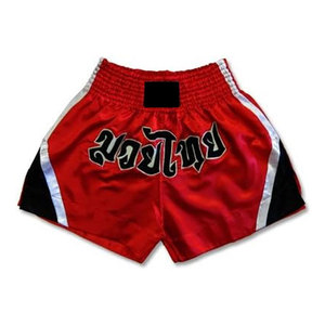 กางเกงกีฬามวยไทยขาสั้นออกกำลังกายศิลปะการต่อสู้เตะเสื้อผ้าใส่ไปยิมโลโก้ส่วนตัว - Product Image 4