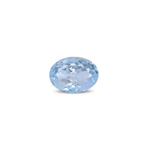 Aguamarina de 3.39 quilates, natural, facetada, variedad que incluye azul claro, granate Paraíba, rojo, amarillo, esmeralda, ovalada, cuadrada, pera, 8 mm - Product Image 1