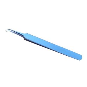 Micro Pinzas Manuales Azules de Acero Quirúrgico, Instrumento de Precisión para Uso Médico, Dental y Veterinario en Microcirugía - Product Image 3