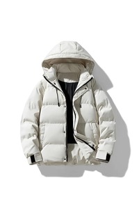 Vente en gros de vêtements d'hiver à la mode de couleur noire manteaux de créateurs veste en duvet pour hommes taille plus imperméable et souple d'extérieur - Product Image 6