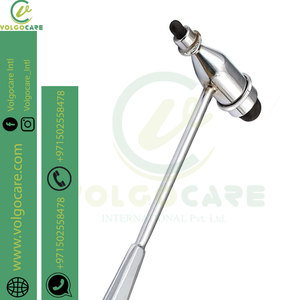 Marteau d'auscultation médicale Marteau à percussion en acier inoxydable avec marteau de diagnostic à l'échelle - Product Image 3