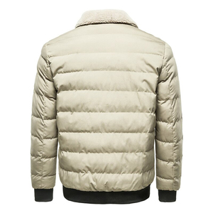 Veste d'hiver matelassée réversible imperméable pour homme, style dernier cri, qualité supérieure, avec col à capuche et logo frontal, idéale pour l'extérieur - Product Image 3