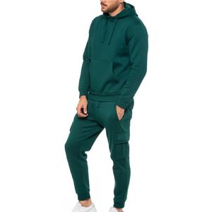 Survêtement 420gsm Survêtements unisexes à double taille, ensemble de sweat-shirts et de pantalons de survêtement pour homme, 100% coton - Product Image 2