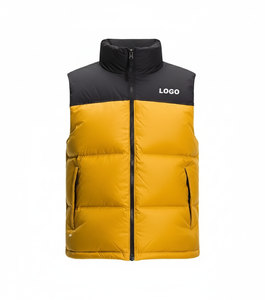 Gilet matelassé pour homme Veste matelassée légère sans manches Gilet d'hiver chaud et décontracté pour homme - Product Image 1